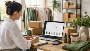 Persona aprendiendo a crear una tienda online con WooCommerce